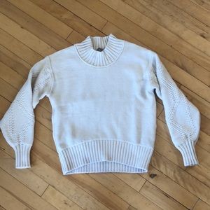 Cream Everlane Sweater